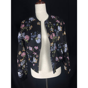 Floral bomber jacket